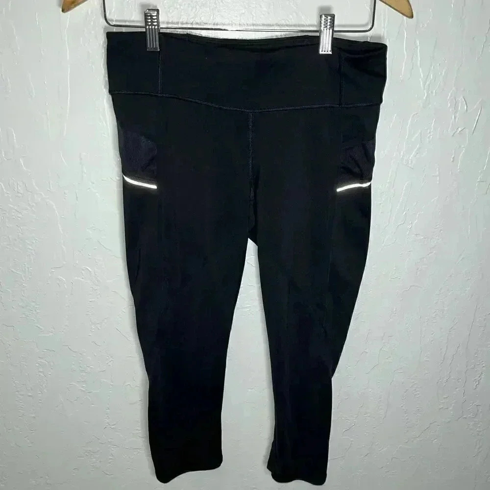 Athleta Stride Capri Black‎ Size Medium